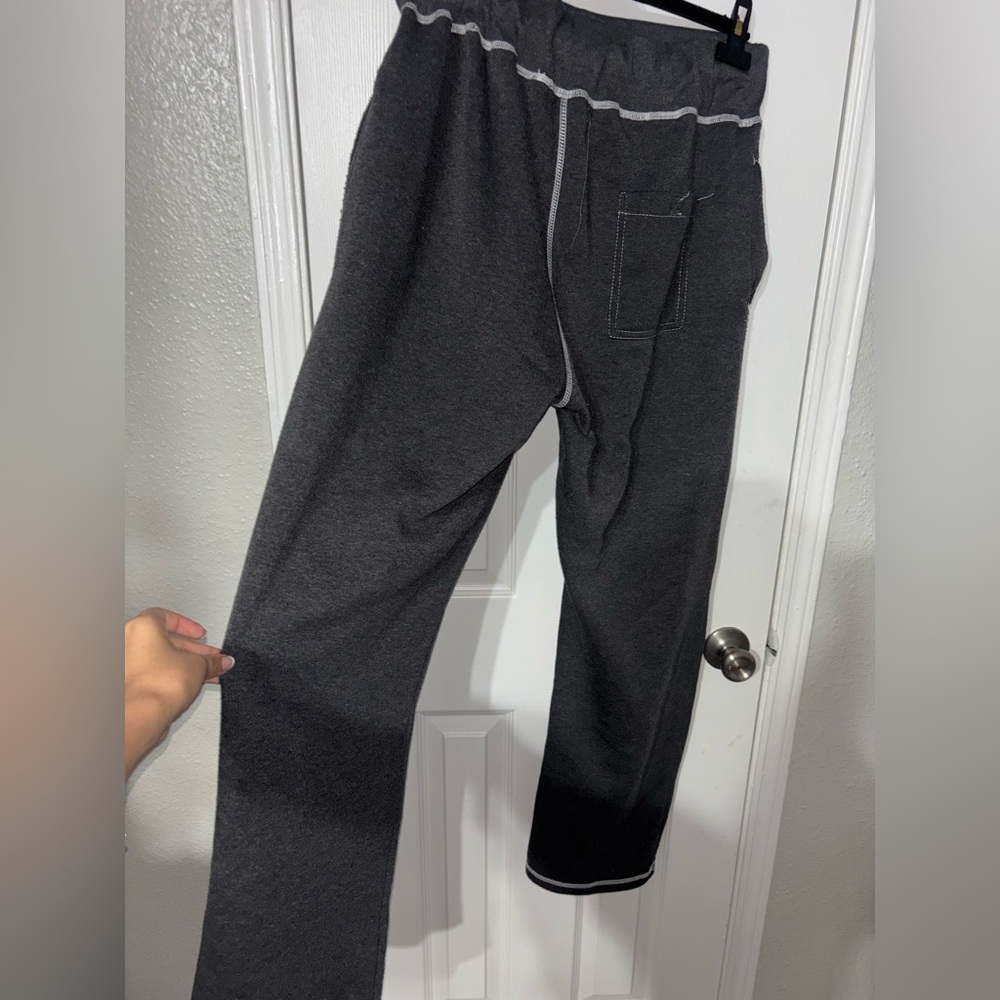 True Religion Black Sweat Joggers with White Logo - Picture 6 of 7